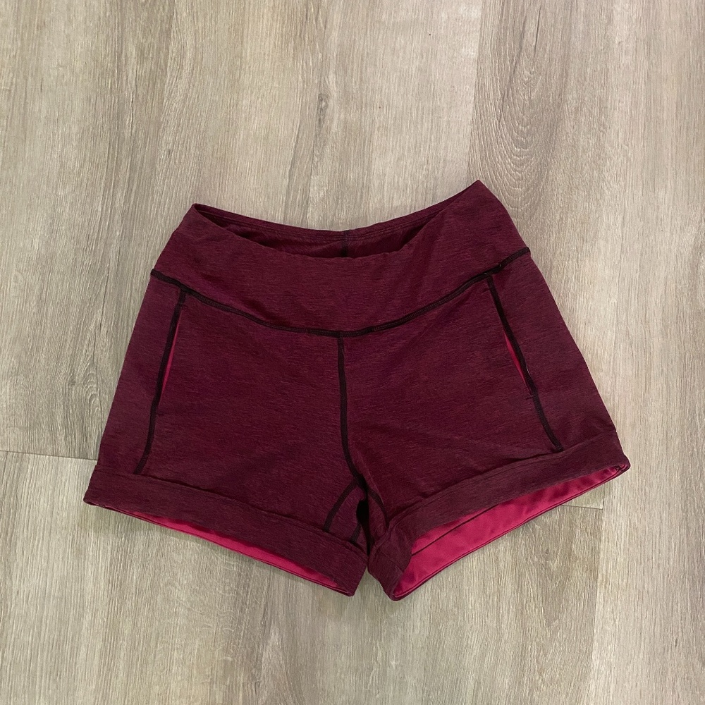 NWOT! B Passionit TENNIS Shorts Wine Red Pockets